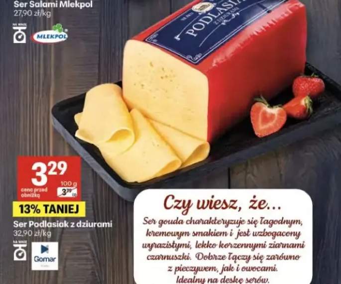 Ser Podlasiok z dziurami