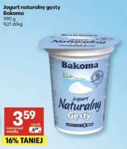 Jogurt naturalny gęsty