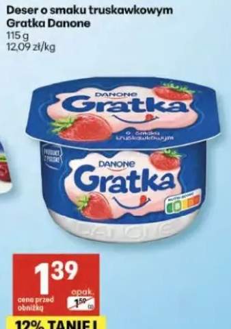 Deser o smaku truskawkowym Gratka