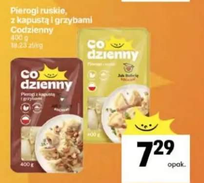 Pierogi ruskie z kapustą i grzybami