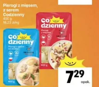 Pierogi z mięsem, z serem