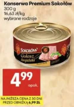 Konserwa Premium Sokołów Gulasz wieprzowy