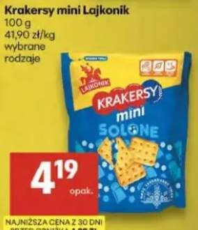 Krakersy mini solone