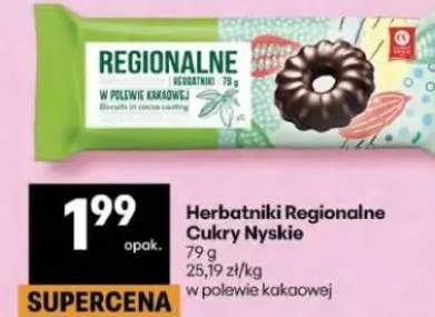 Herbatniki Regionalne Cukry Nyskie w polewie kakaowej