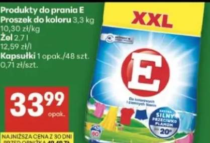 Produkty do prania E Proszek do koloru