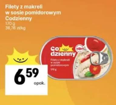 Filety z makreli w sosie pomidorowym