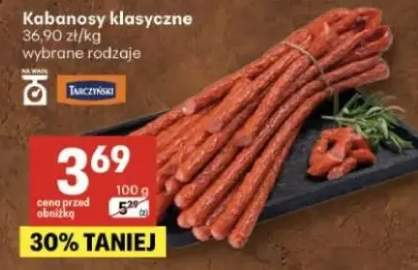Kabanosy klasyczne wybrane rodzaje