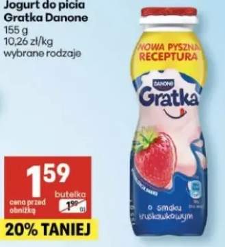 Jogurt do picia Gratka