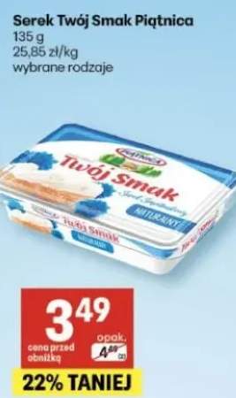 Serek Twój Smak wybrane rodzaje