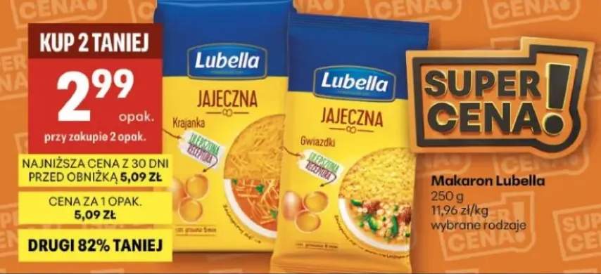 Makaron jajeczny kragka, gwiazdki