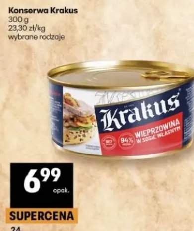 Konserwa pasztet wieprzowina w sosie własnym