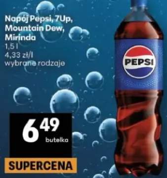 Napój Pepsi, 7Up, Mountain Dew, Mirinda