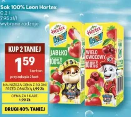 Sok 100% Leon różne rodzaje