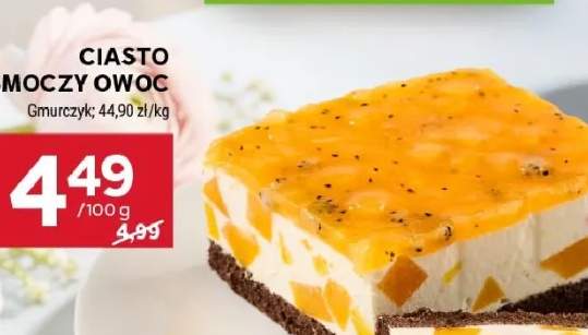 ciasto z owocami leśnymi