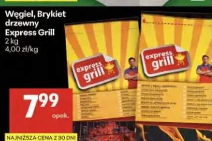 Węgiel, Brykiet drzewny Express Grill