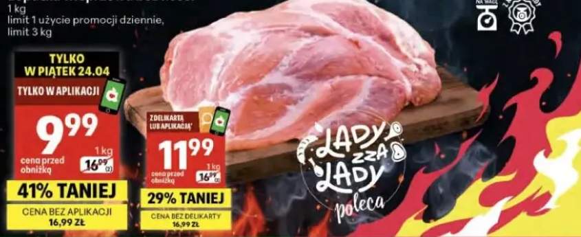 Łopatka wieprzowa bez kości