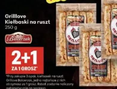 Kiełbaski Grilllove na ruszt