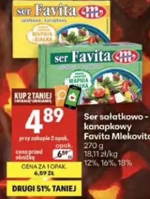 Ser sałatkowo-kanapkowy Favita Mlekovita