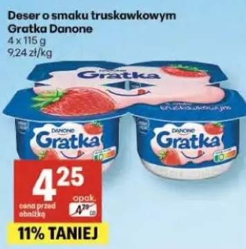 Deser o smaku truskawkowym Gratka