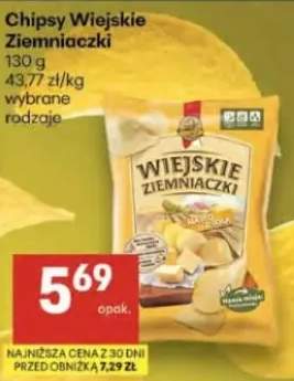 Chipsy Wiejskie Ziemniaczki wybrane rodzaje