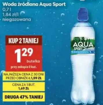 Woda źródlana Aqua Sport niegazowana