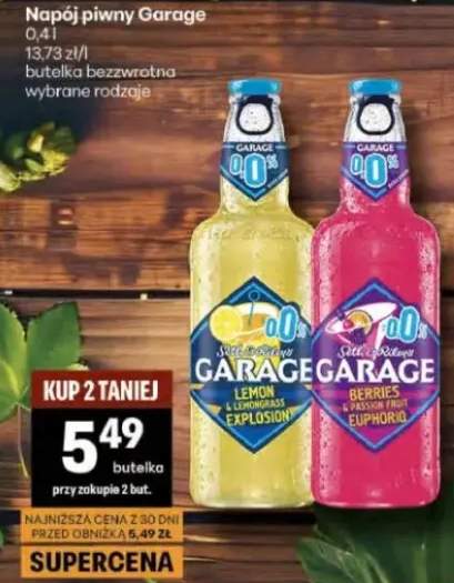 Napój piwny Garage butelka bezwrotna wybrane rodzaje