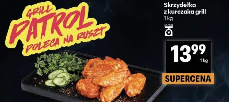 Skrzydełka z kurczaka grill