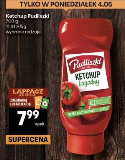 Ketchup Pudliszki łagodny