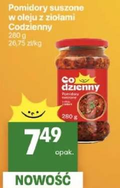 Pomidory suszone w oleju z ziołami Codzienny