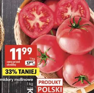 Pomidory malinowe polskie