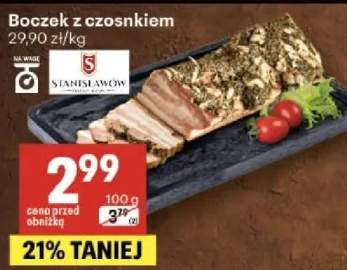 Boczek z czosnkiem Stanisławów