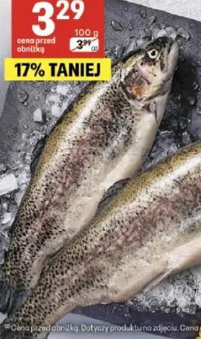 Pstrąg patroszony świeży