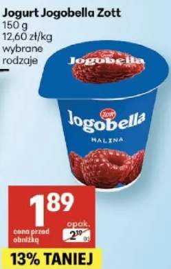 Jogurt Jogobella Zott malina