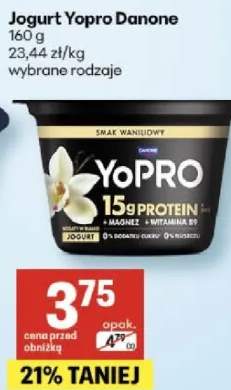 Jogurt Yopro Danone smak waniliowy