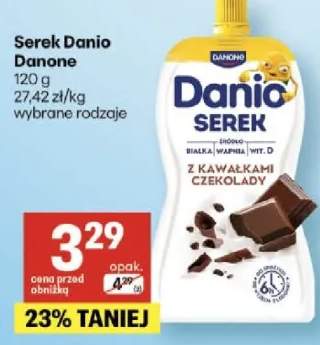 Serek Danio Danone z kawałkami czekolady