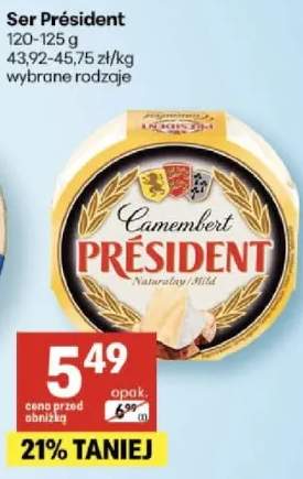 Ser Camembert Président naturalny