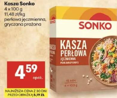 Kasza perłowa jęczmienna Sonko