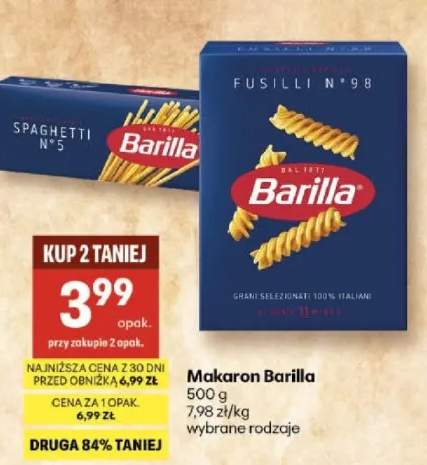 Makaron fusilli N°98 Barilla