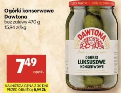 Ogórki konserwowe luksusowe Dawtona