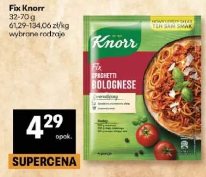 Fix Spaghetti Bolognese Knorr
