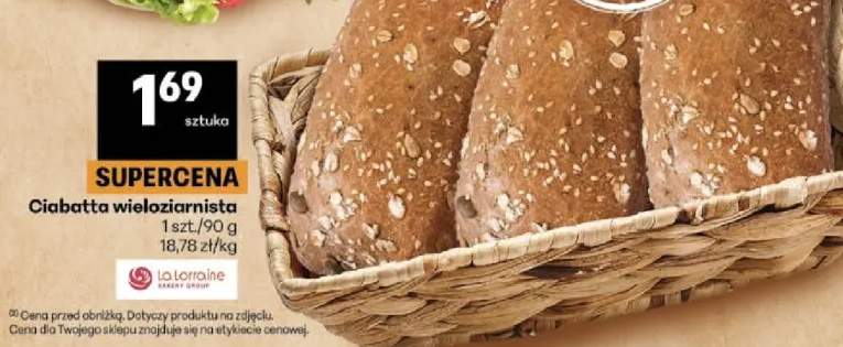 Ciabatta wieloziarnista La Lorraine