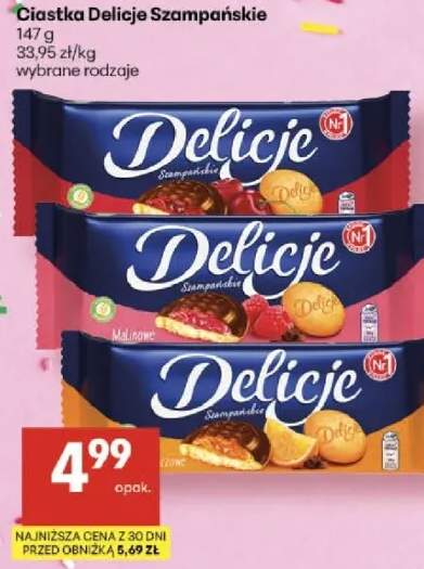 Ciastka Delicje Szampańskie E.Wedel