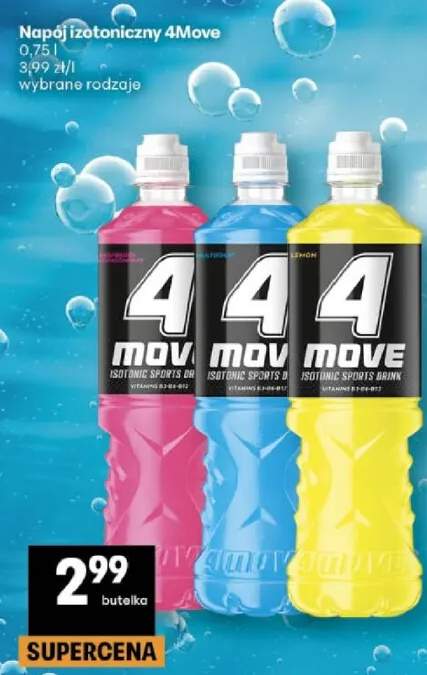 Napój izotoniczny 4Move lemon