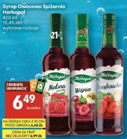 Syrop Owocowa Spiżarnia Herbapol truskawka