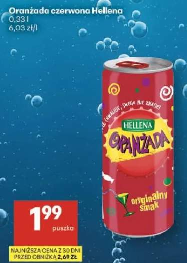 Oranżada czerwona Hellena