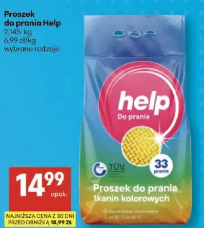 Proszek do prania Help tkanin kolorowych