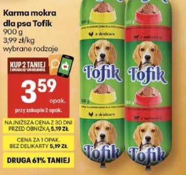 Karma mokra dla psa Tofik