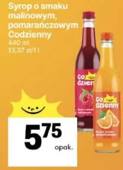 Syrop o smaku pomarańczowym Codzienny