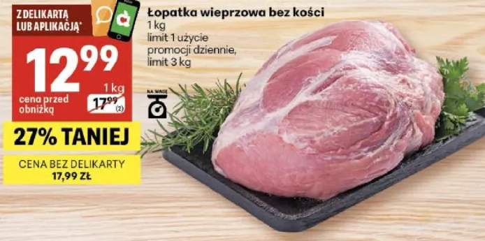 Łopatka wieprzowa bez kości