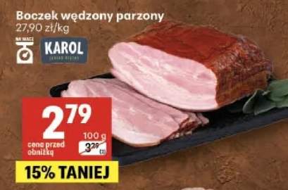 Boczek wędzony parzony Karol